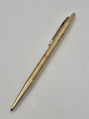 Vintage Montblanc Noblesse Gold Plate Ballpoint Pen Nina Ricci CoBranded Germany