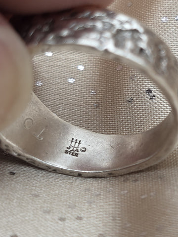 RETIRED RARE MENS James Avery “Mark Of The Cross” Sterling Silver Ring Size 11