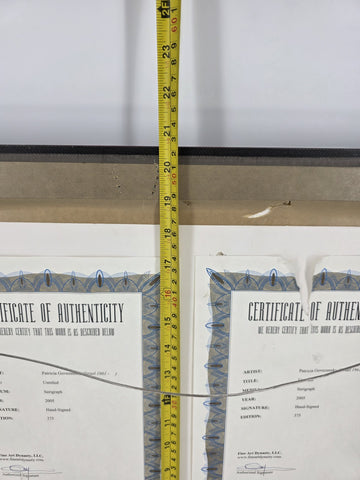 Pair Patricia Govezensky Signed Serigraph 65/375 Colorful Women Art Framed W COA