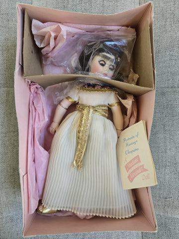 Rare Vintage collectible 1980's Madame Alexander 12” Cleopatra doll new in box.