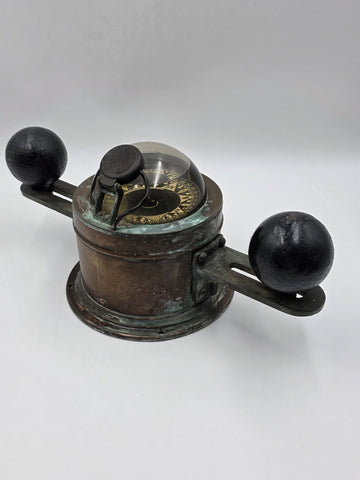 Rare Antique Kelvin White Constellation Ship Binnacle Compass Brass Nautical .