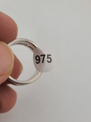 Authentic Tiffany & Co 1837 Sterling Silver 6.3mm Wide Concave Band Ring Size 7