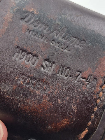 RARE Vintage Collectible Hume H900 SH No.7-4" Adjustable Sights Holster