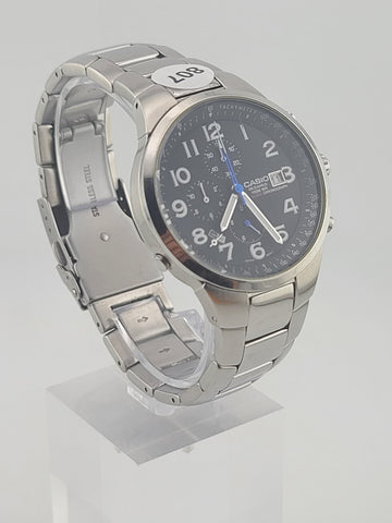 MENS CASIO OCEANUS OC 501 CHRONOGRAPH ANALOG WATCH 2714 MOV 100M. New Battery.