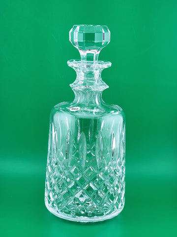 Vintage Signed Waterford Crystal KELSEY Spirit Decanter 9 1/2" W Stopper.
