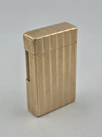 Vintage Collectible Authentic St Dupont France Gold Plated Ligne 1 Lighter.