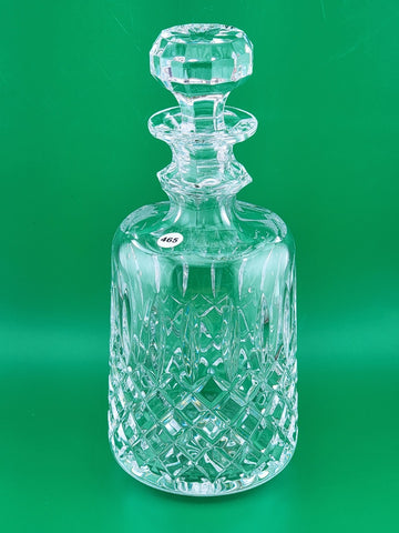 Vintage Signed Waterford Crystal KELSEY Spirit Decanter 9 1/2" W Stopper.