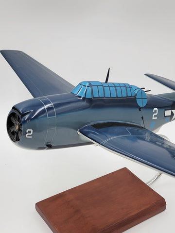 Vintage Collectible Mastercarft TBF/TBM-3 Avenger USN Model 1/32 W Display Stand