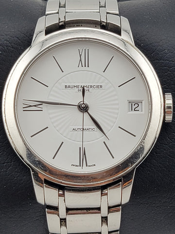 Baume & Mercier Classima White Women's Watch - MOA10267. Excellent Condition.