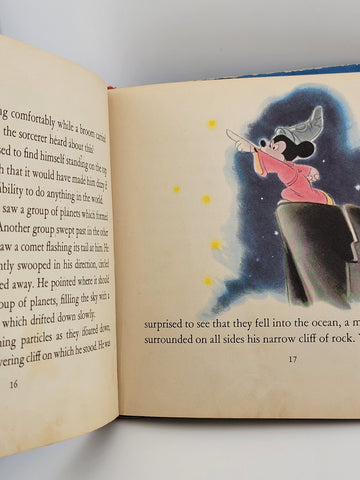 1940 FIRST EDITION THE SORCERER'S APPRENTICE FROM WALT DISNEY'S FANTASIA WITH DJ