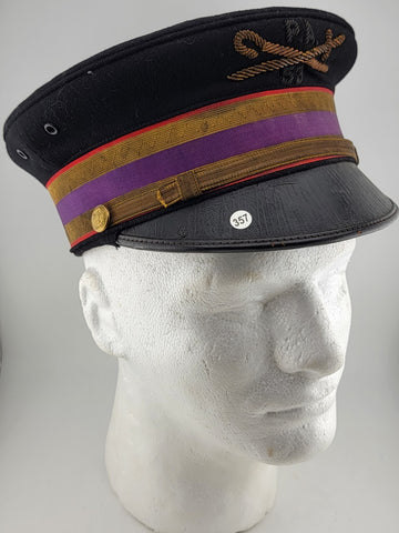 Rare Antique handmade IOOF PA chapter 53 Patriarchs Militants hat Odd-Fellows