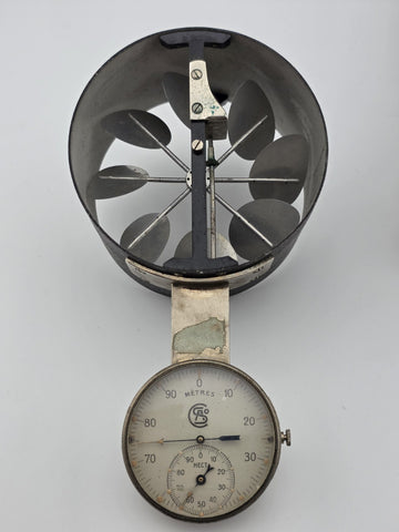 Antique 1918 WWI Anemometer Wind Meter Field Instrument W Case Used In France