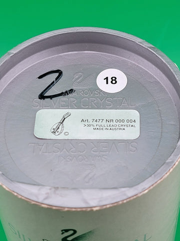 Rare Vintage Swarovski Crystal Lute 7477000004 169246. Retired 1997.  MIB+COA