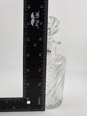 Vintage Baccarat Bambous / Swirl Bamboo Perfume Bottle