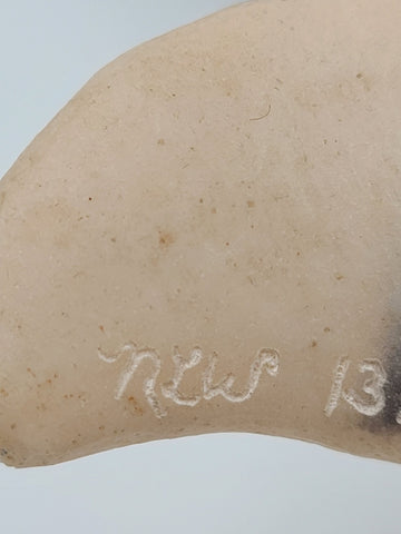 Rare Large Signed NLW Ltd Edition Stone Dolphin Sculpture 132/200 on Lava Base