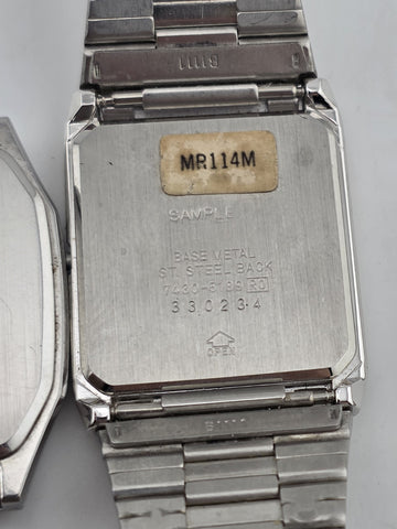 Rare Vtg Seiko Lot Of 5 Collector World Digital Timer Alarm Quartz Watches Read