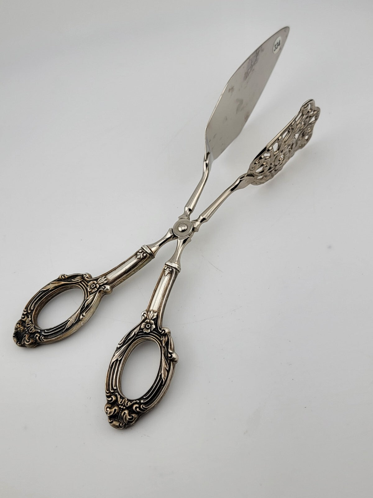ORNATE STERLING SILVER HANDLE PASTRY  SERVER (MADE IN GERMANY)