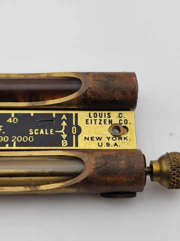 Rare Antique Louis Eitzen Visgage Oil Viscosity Comparator Instrument w/ Case