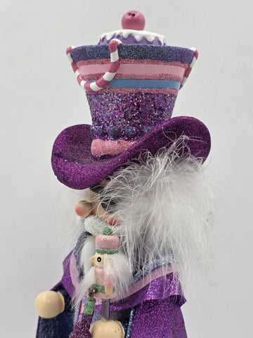 Kurt S. Adler 15-Inch Hollywood Sugar Plum Drosselmeyer Nutcracker, Multicolor