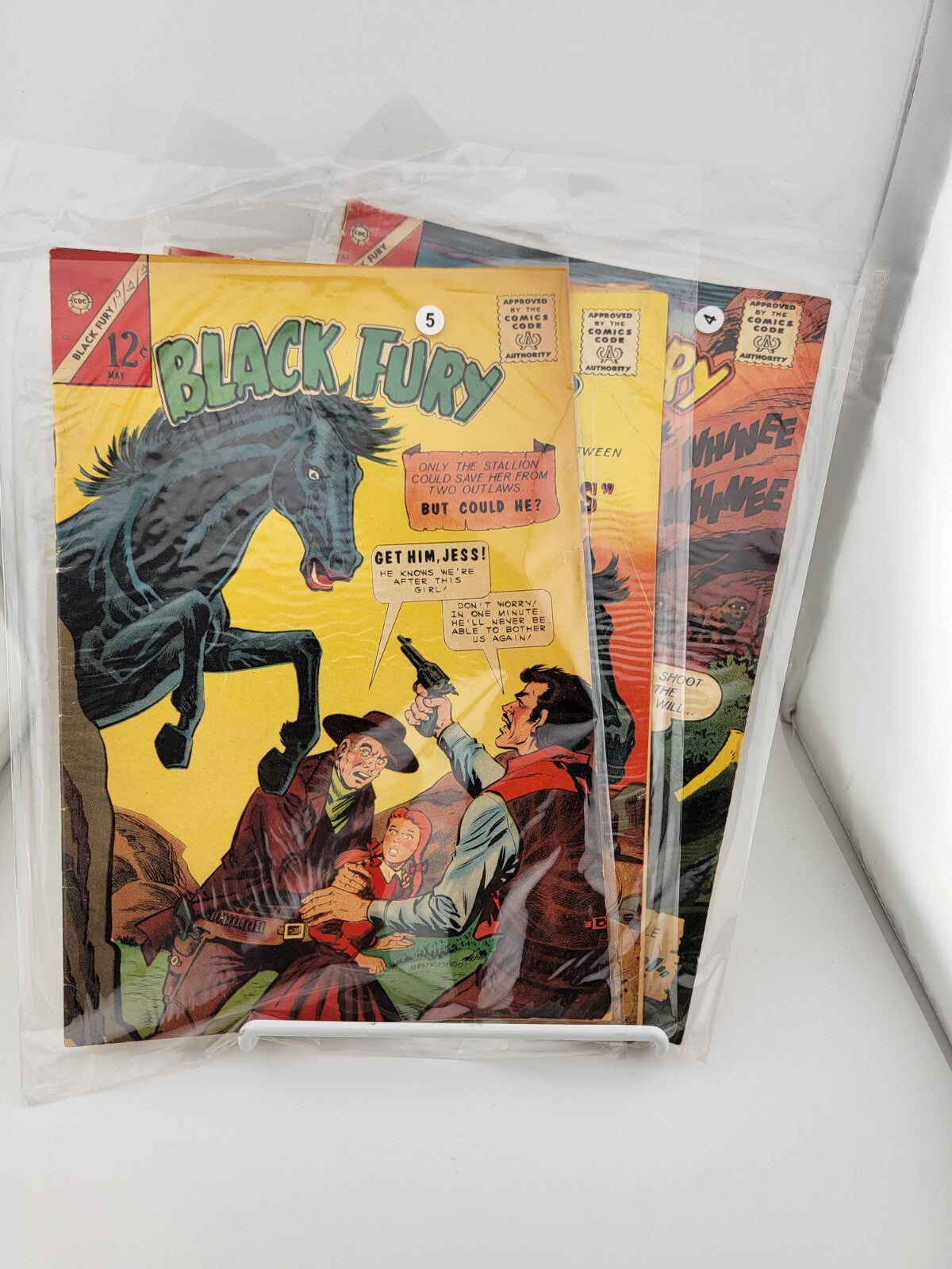 Lot Of 3 Black Fury Comic Books, 1964 & 1965 Good Cond. Ungraded.