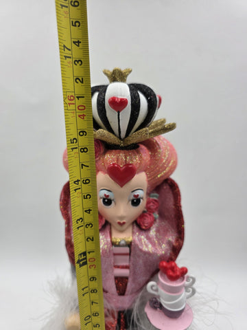 Kurt Adler Hollywood Nutcracker Alice In Wonderland Queen Of Hearts HA0519 17.5"
