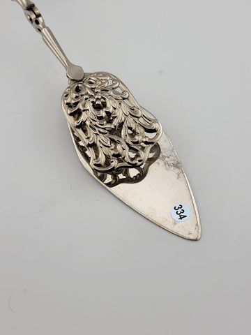ORNATE STERLING SILVER HANDLE PASTRY  SERVER (MADE IN GERMANY)
