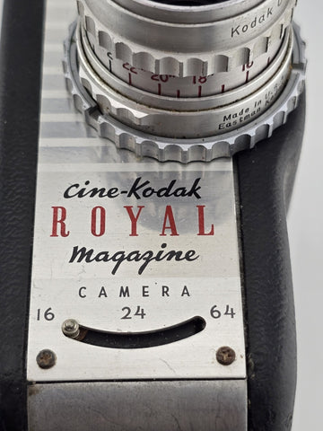 Kodak Cine-Kodak Royal Magazine 16mm Movie Camera - 25mm f/1.9 Lens - Untested