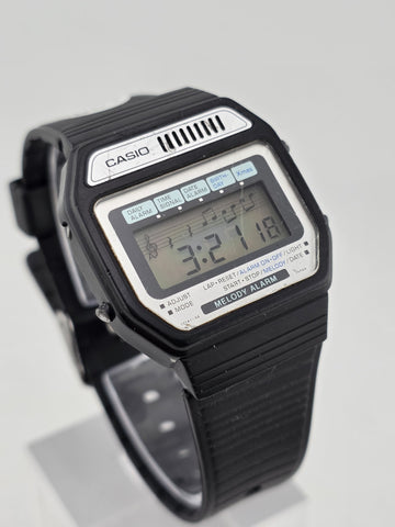 Vintage Collectible Casio Melody Alarm 82H108 Alarm Men’ Watch. Works. Read.