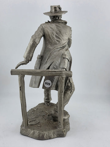 Franklin Mint Western Heritage Museum Fine Pewter The Gunfighter by Jim Ponter