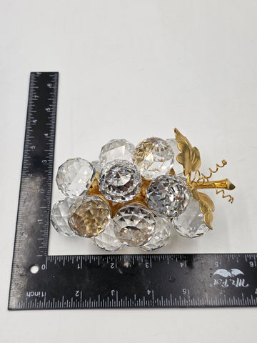 Vintage Swarovski Silver Crystal Grapes 7550 NR 30015 Austria Original Box