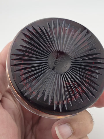 Vintage 1976 Baccarat Glass Sulphide Paperweight JEAN-JACQUES ROUSSEAU. Signed.