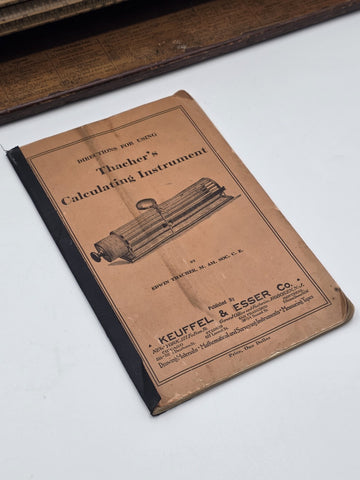 1920 Keuffel & Esser Thatcher's Calculating Instrument Model 4093 w/ Manual