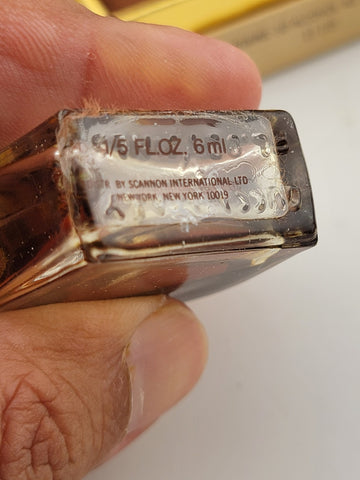 Vintage 1970’s Gucci 1 Parfum 1/5 fl oz/6 ml Pure Perfume Rare Splash. Half Full