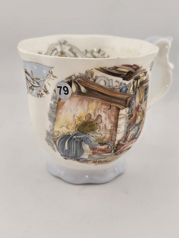 Brambly Hedge Winter Beaker Royal Doulton Tea Cup & 2 Plates 1983  Jill Barklem