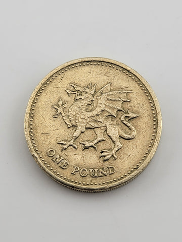 Rare 1995 One Pound “I’M GWLAD   PLEIDIOL WYF” Upside Down Error. Beautiful Coin