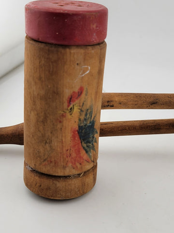 Vintage Collectible Wooden Gavel Salt And Pepper Shakers. Made In Japan.