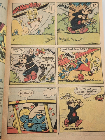 Vintage Original Smurfs #1 Dec 1982 Marvel Comic Books. Ungraded.