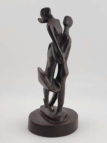 Rare Collectible Jose Almanzor, Bronze Dancers, Mexican School Bronze Sculpture.