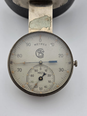 Antique 1918 WWI Anemometer Wind Meter Field Instrument W Case Used In France