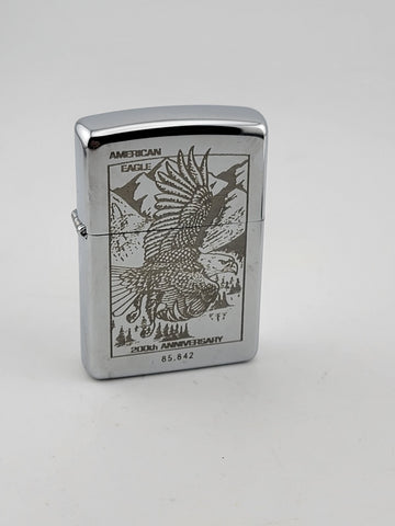 Vintage Unfired 1994 Zippo American Eagle 200th Anniversary lighter Limited Ed.