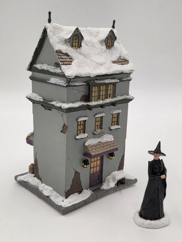Hawthorne Village Harry Potter Slug & Jiggers McGonagall COA Lighted NEW. Works
