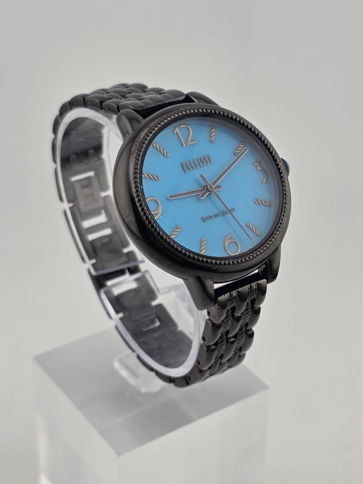 Ecclissi Ladies Sleeping Beauty Turquoise dial Sterling Silver 33822 Watch Works