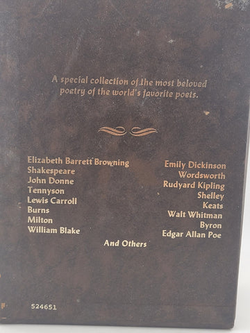 Vintage Set of 4 Library of the World's Best Loved Poems Books -  Hardcover
