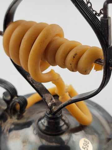 Rare Exceptional 18th c. GEORGIAN WAX JACK FOR SEALING DOCUMENTS & SIGNET RINGS