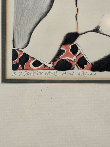 Karel Havlicek In a Sentimental Mood 1986 Signed Ltd Ed Serigraph 63/120 Framed