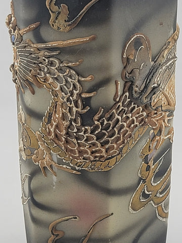 Antique Original Sake Dragonware Bottle Japanese Decanter Whistling Singing Bird