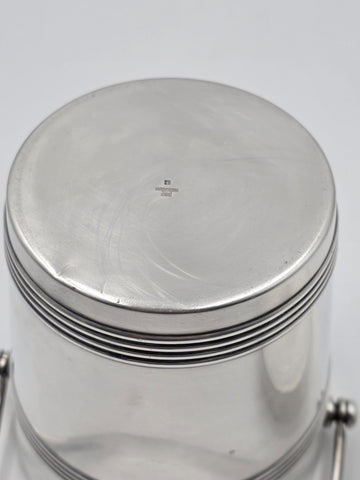 Vintage Christofle France Silverplate Art Deco Ice Bucket Wine Cooler Insert