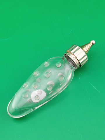 Antique Collectible Caron Baccarat Hobnail Empty Perfume Bottle Paris France.