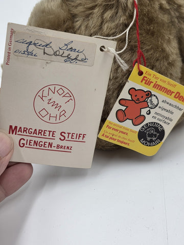 Rare Set Of 3 1982 Steiff Museum Teddy Bear Hand Signed Mohair Giengen Brenz