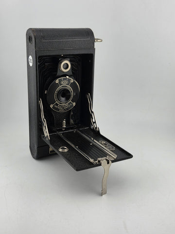 Antique Kodak No.2 Folding Cartridge Hawk-Eye Camera w/ Manual Vintage 120 Film
